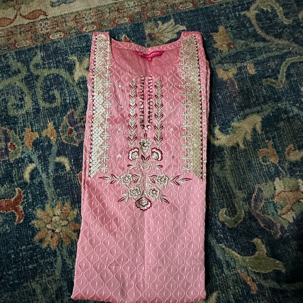 Embroidered Kurta with Pants